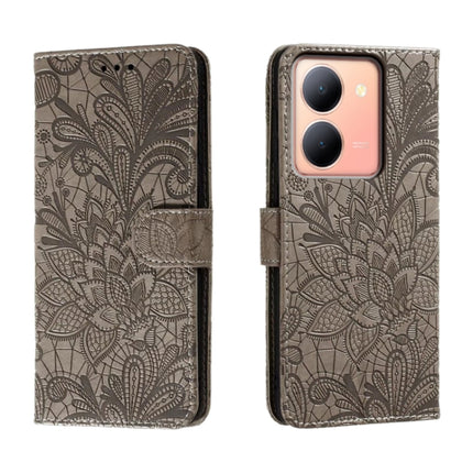 Lace Flower Embossing Flip Leather Phone Case, For vivo S17, For vivo S17E, For vivo iQOO Neo8, For vivo Y78