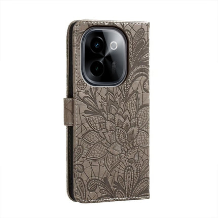 Lace Flower Embossing Flip Leather Phone Case, For vivo Y200 5G, For vivo Y17S, For vivo V29E, For vivo Y35M+