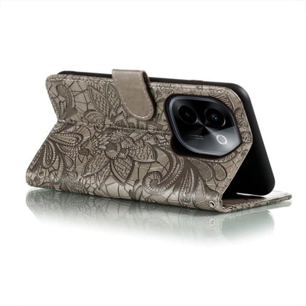 Lace Flower Embossing Flip Leather Phone Case, For vivo Y200 5G, For vivo Y17S, For vivo V29E, For vivo Y35M+