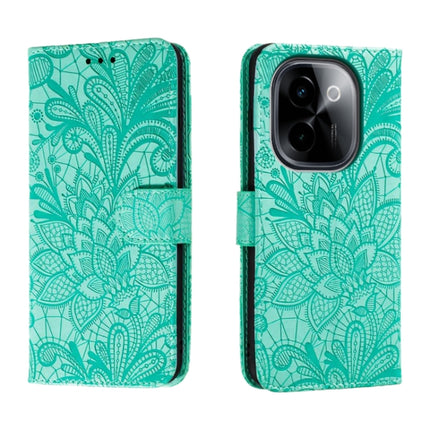 Lace Flower Embossing Flip Leather Phone Case, For vivo Y200 5G, For vivo Y17S, For vivo V29E, For vivo Y35M+