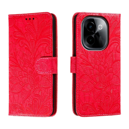 Lace Flower Embossing Flip Leather Phone Case, For vivo Y200 5G, For vivo Y17S, For vivo V29E, For vivo Y35M+
