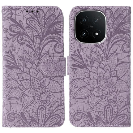 Lace Flower Embossing Flip Leather Phone Case, For vivo iQOO 15, For vivo Y500 5G, For vivo Y38, For vivo iQOO Z9X