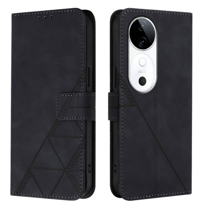 Crossbody 3D Embossed Flip Leather Phone Case, For vivo S19, For vivo Y28 4G, For vivo X100 Pro, For vivo X100