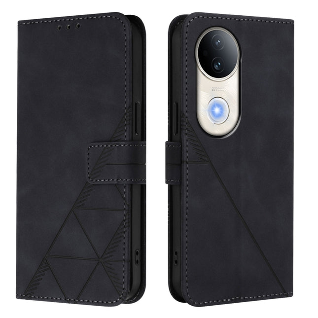 Crossbody 3D Embossed Flip Leather Phone Case, For vivo S20, For vivo S20 Pro, For vivo Y300, For vivo S19 Pro