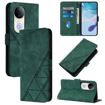 Crossbody 3D Embossed Flip Leather Phone Case, For vivo S20, For vivo S20 Pro, For vivo Y300, For vivo S19 Pro