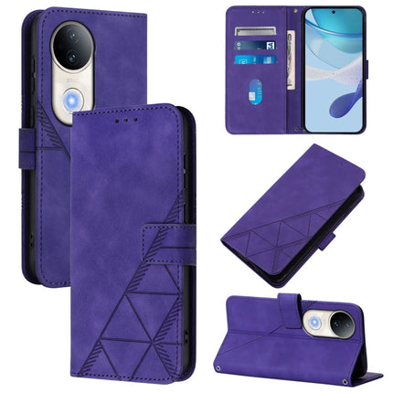 Crossbody 3D Embossed Flip Leather Phone Case, For vivo S20, For vivo S20 Pro, For vivo Y300, For vivo S19 Pro