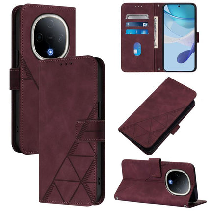 Crossbody 3D Embossed Flip Leather Phone Case, For vivo S20, For vivo S20 Pro, For vivo Y300, For vivo S19 Pro