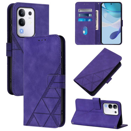 Crossbody 3D Embossed Flip Leather Phone Case, For vivo V50 Lite 5G, For vivo Y29S 5G / Y04 4G Global, For vivo Y29 4G Global, For vivo V50 Global