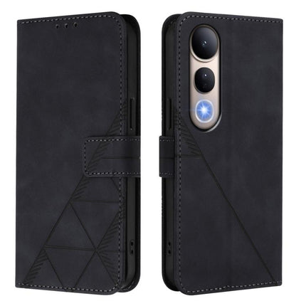 Crossbody 3D Embossed Flip Leather Phone Case, For vivo V50 Lite 5G, For vivo Y29S 5G / Y04 4G Global, For vivo Y29 4G Global, For vivo V50 Global