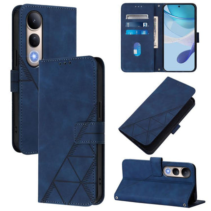 Crossbody 3D Embossed Flip Leather Phone Case, For vivo V50 Lite 5G, For vivo Y29S 5G / Y04 4G Global, For vivo Y29 4G Global, For vivo V50 Global
