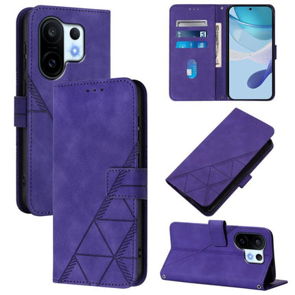 Crossbody 3D Embossed Flip Leather Phone Case, For vivo S30 Pro mini, For vivo S30, For vivo X200s, For vivo Y39 5G Global