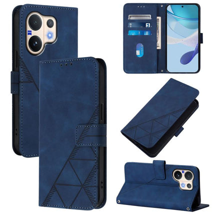 Crossbody 3D Embossed Flip Leather Phone Case, For vivo V60 Lite 5G Global, For vivo Y400 5G Global, For vivo Y400 4G, For vivo V60 5G Global