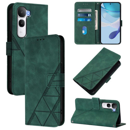 Crossbody 3D Embossed Flip Leather Phone Case, For vivo V60 Lite 5G Global, For vivo Y400 5G Global, For vivo Y400 4G, For vivo V60 5G Global