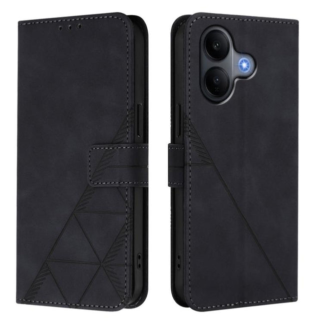Crossbody 3D Embossed Flip Leather Phone Case, For vivo V60 Lite 5G Global, For vivo Y400 5G Global, For vivo Y400 4G, For vivo V60 5G Global