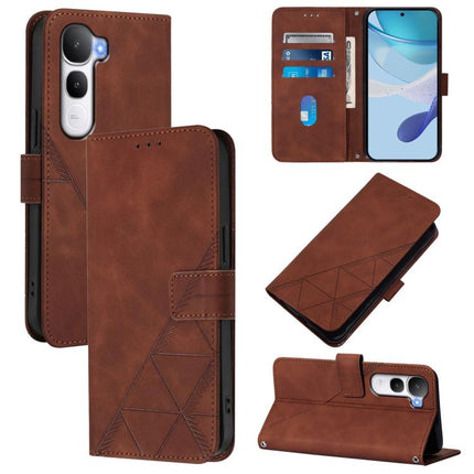 Crossbody 3D Embossed Flip Leather Phone Case, For vivo V60 Lite 5G Global, For vivo Y400 5G Global, For vivo Y400 4G, For vivo V60 5G Global