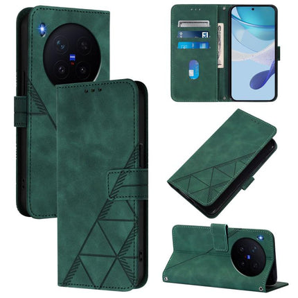 Crossbody 3D Embossed Flip Leather Phone Case, For vivo X300 Ultra, For vivo X300 Pro, For vivo X300, For vivo Y31 5G Global