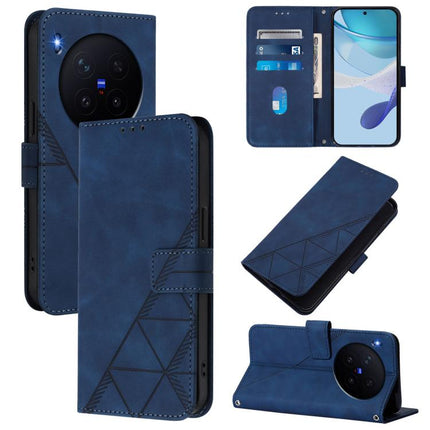 Crossbody 3D Embossed Flip Leather Phone Case, For vivo X300 Ultra, For vivo X300 Pro, For vivo X300, For vivo Y31 5G Global