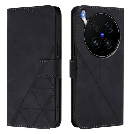 Crossbody 3D Embossed Flip Leather Phone Case, For vivo X300 Ultra, For vivo X300 Pro, For vivo X300, For vivo Y31 5G Global