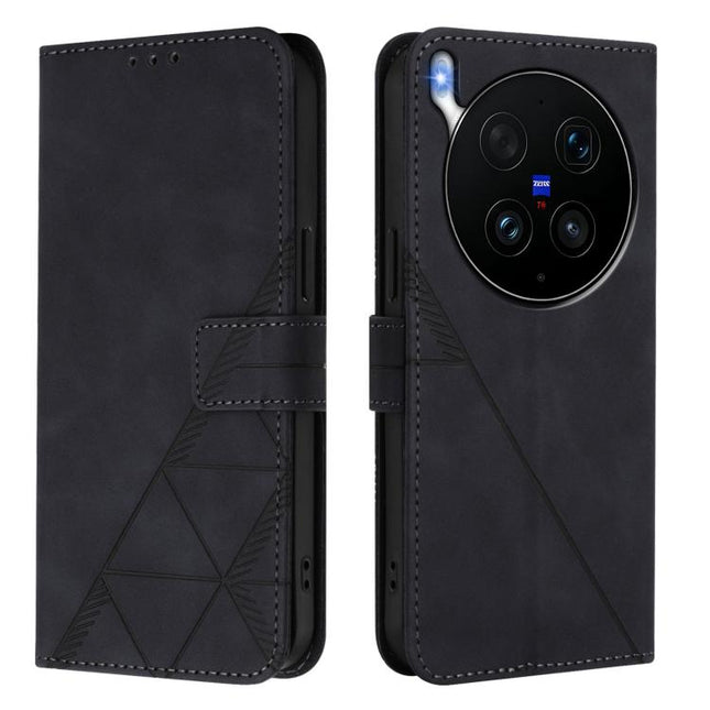 Crossbody 3D Embossed Flip Leather Phone Case, For vivo X300 Ultra, For vivo X300 Pro, For vivo X300, For vivo Y31 5G Global