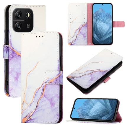 PT003 Marble Pattern Flip Leather Phone Case, For Blackview Wave 6C, For Blackview Shark 8, For Blackview A53, For Blackview A52