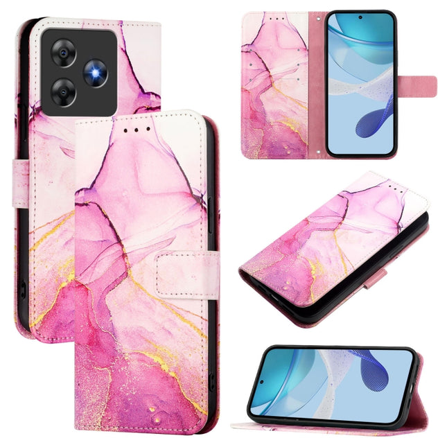 PT003 Marble Pattern Flip Leather Phone Case, For Blackview Wave 8C, For Blackview Oscal Flat 2 / 2C, For Blackview Oscal Flat 1C, For Blackview Color 8