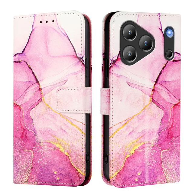 PT003 Marble Pattern Flip Leather Phone Case, For Blackview WAVE 7C, For Blackview WAVE 10, For Blackview Shark 6, For Blackview Oscal Tiger 13