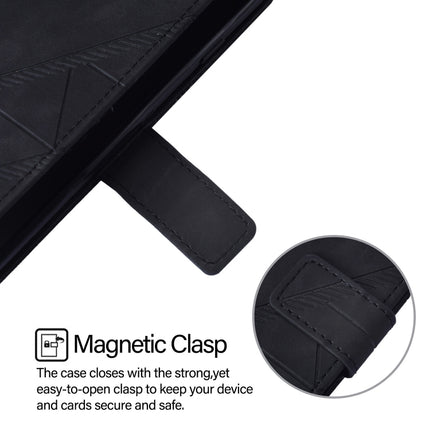 Crossbody 3D Embossed Flip Leather Phone Case, For Xiaomi Poco F6