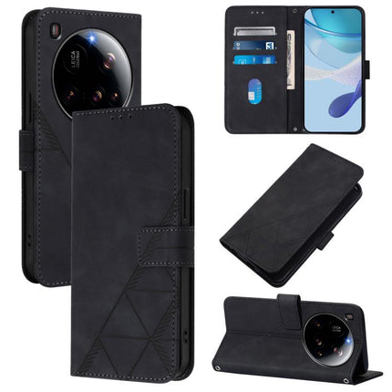 Crossbody 3D Embossed Flip Leather Phone Case, For Xiaomi 15 Ultra, For Xiaomi Poco X7 Pro, For Xiaomi Poco M7 Pro 5G Global, For Xiaomi 14T Pro