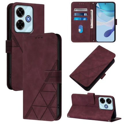 Crossbody 3D Embossed Flip Leather Phone Case, For Xiaomi 15T 5G, For Xiaomi Civi 5 Pro, For Xiaomi 15S Pro, For Xiaomi Poco M6 4G / M6 Plus