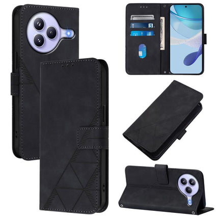 Crossbody 3D Embossed Flip Leather Phone Case, For Xiaomi 15T 5G, For Xiaomi Civi 5 Pro, For Xiaomi 15S Pro, For Xiaomi Poco M6 4G / M6 Plus