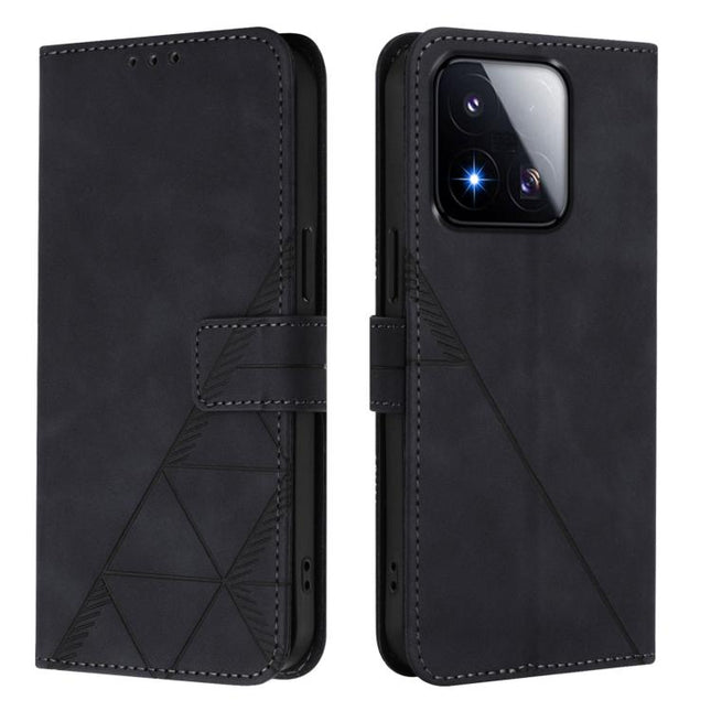 Crossbody 3D Embossed Flip Leather Phone Case, For Xiaomi 17 Max 5G, For Xiaomi 17T Pro 5G, For Xiaomi Poco M7 4G 169mm, For Xiaomi 15T Pro 5G