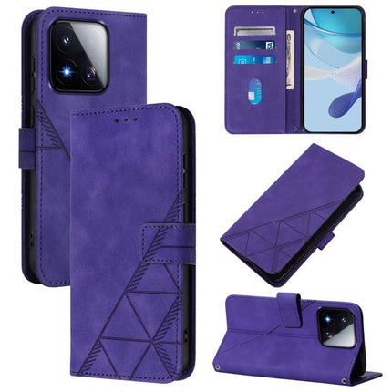 Crossbody 3D Embossed Flip Leather Phone Case, For Xiaomi 17 Max 5G, For Xiaomi 17T Pro 5G, For Xiaomi Poco M7 4G 169mm, For Xiaomi 15T Pro 5G