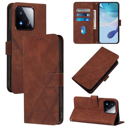 Crossbody 3D Embossed Flip Leather Phone Case, For Xiaomi 17 Max 5G, For Xiaomi 17T Pro 5G, For Xiaomi Poco M7 4G 169mm, For Xiaomi 15T Pro 5G