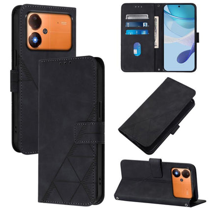 Crossbody 3D Embossed Flip Leather Phone Case, For Xiaomi 17 Max 5G, For Xiaomi 17T Pro 5G, For Xiaomi Poco M7 4G 169mm, For Xiaomi 15T Pro 5G