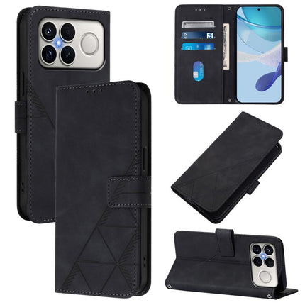 Crossbody 3D Embossed Flip Leather Phone Case, For Xiaomi 17 Max 5G, For Xiaomi 17T Pro 5G, For Xiaomi Poco M7 4G 169mm, For Xiaomi 15T Pro 5G