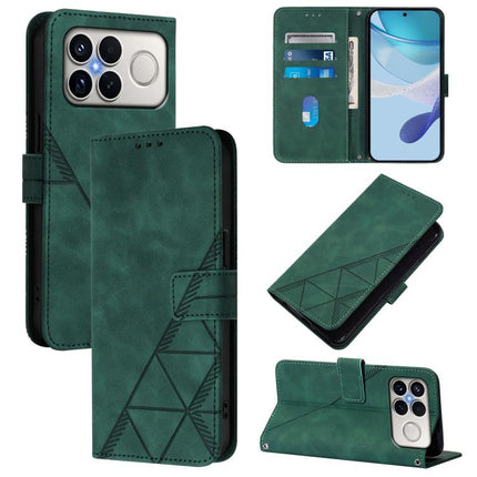 Crossbody 3D Embossed Flip Leather Phone Case, For Xiaomi 17 Max 5G, For Xiaomi 17T Pro 5G, For Xiaomi Poco M7 4G 169mm, For Xiaomi 15T Pro 5G