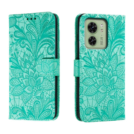 Lace Flower Embossing Flip Leather Phone Case, For Motorola Edge 40, For Motorola Moto G4