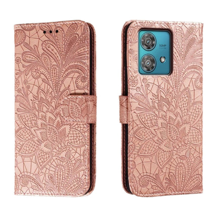 Lace Flower Embossing Flip Leather Phone Case, For Motorola Moto G84, For Motorola Moto G54, For Motorola  Edge 40 Neo, For Motorola Moto G14