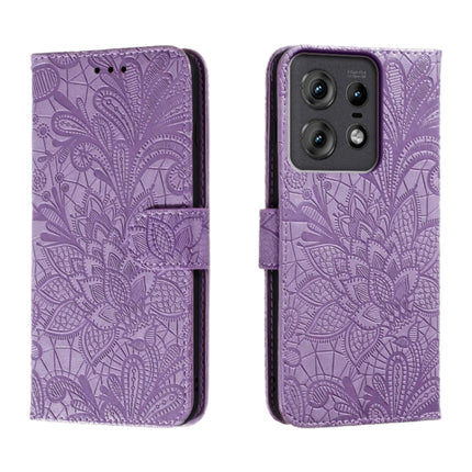 Lace Flower Embossing Flip Leather Phone Case, For Motorola Edge 50 Neo, For Motorola Edge 50 Ultra, For Motorola Edge 50 Pro, For Motorola Edge 50 Fusion