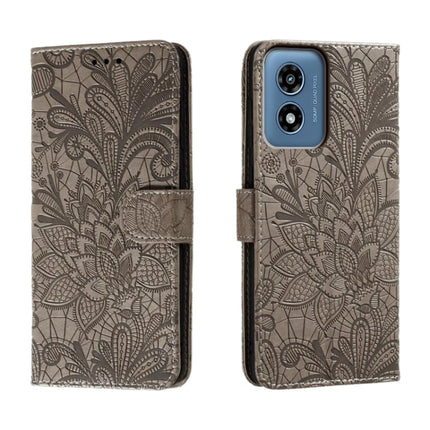 Lace Flower Embossing Flip Leather Phone Case, For Motorola Moto G24 Power, For Motorola Moto G34, For Motorola Moto G Play 2024, For Motorola Moto G Power 5G 2024