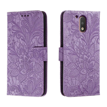 Lace Flower Embossing Flip Leather Phone Case, For Motorola Edge 40, For Motorola Moto G4