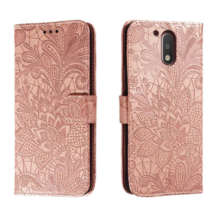 Lace Flower Embossing Flip Leather Phone Case, For Motorola Edge 40, For Motorola Moto G4