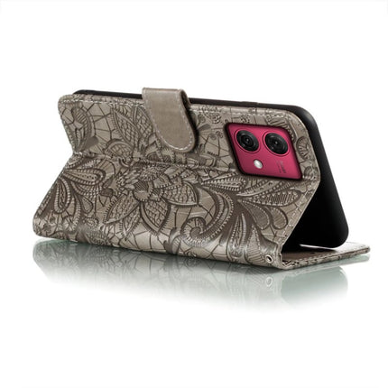 Lace Flower Embossing Flip Leather Phone Case, For Motorola Moto G84, For Motorola Moto G54, For Motorola  Edge 40 Neo, For Motorola Moto G14