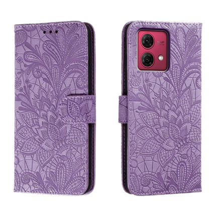 Lace Flower Embossing Flip Leather Phone Case, For Motorola Moto G84, For Motorola Moto G54, For Motorola  Edge 40 Neo, For Motorola Moto G14