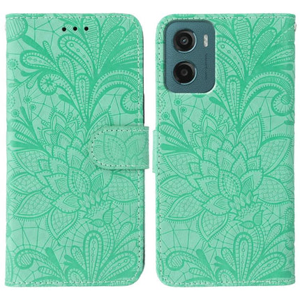 Lace Flower Embossing Flip Leather Phone Case, For Motorola G96 5G, For Motorola Edge 60 Pro, For Motorola Edge 60 Fusion 5G, For Motorola Moto G05 / E15