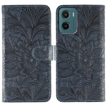 Lace Flower Embossing Flip Leather Phone Case, For Motorola G96 5G, For Motorola Edge 60 Pro, For Motorola Edge 60 Fusion 5G, For Motorola Moto G05 / E15