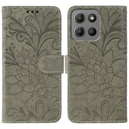 Lace Flower Embossing Flip Leather Phone Case, For Motorola Moto G15, For Motorola Moto G75 5G, For Motorola Moto G35, For Motorola Edge 50