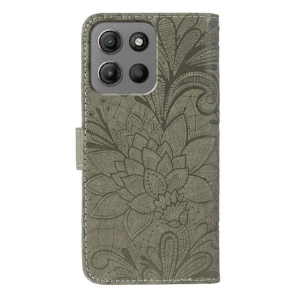 Lace Flower Embossing Flip Leather Phone Case, For Motorola Moto G15, For Motorola Moto G75 5G, For Motorola Moto G35, For Motorola Edge 50