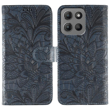 Lace Flower Embossing Flip Leather Phone Case, For Motorola Moto G15, For Motorola Moto G75 5G, For Motorola Moto G35, For Motorola Edge 50