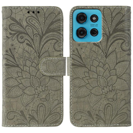 Lace Flower Embossing Flip Leather Phone Case, For Motorola Moto G15, For Motorola Moto G75 5G, For Motorola Moto G35, For Motorola Edge 50